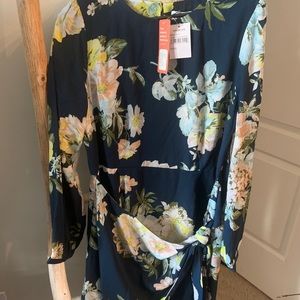 Brand new with tags floral wrap dress